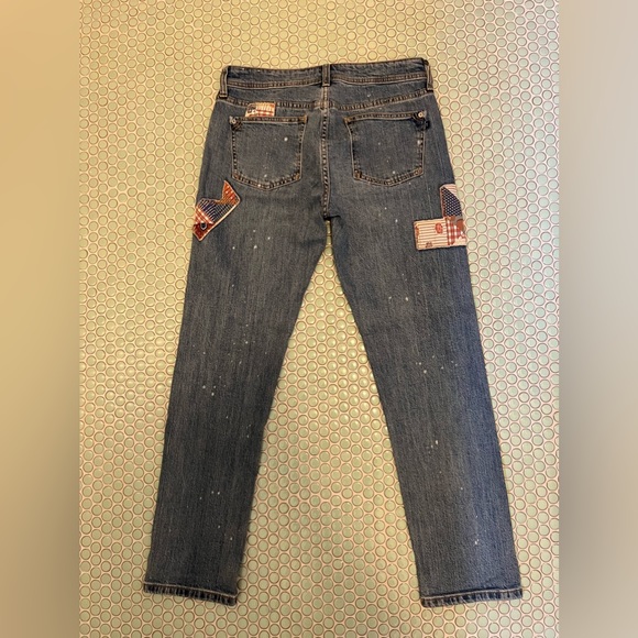 2 for $40 ✨ Pilcro and the Letterpress (Anthropologie) patchwork jeans - Picture 4 of 4